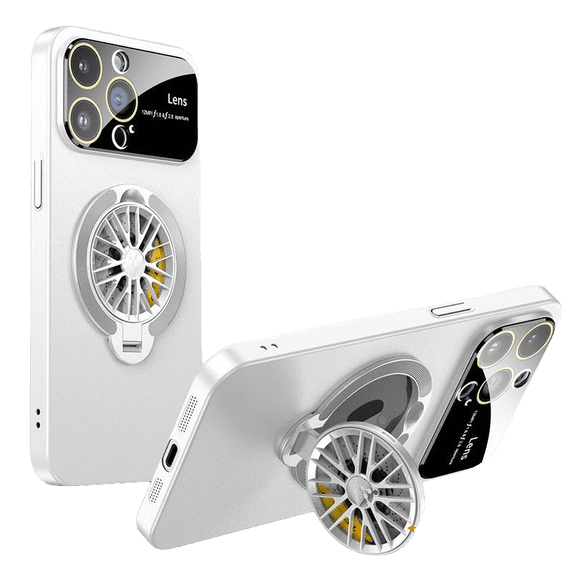 Casecaca gyro stand magnetic phone case for iPhone 15/14/13/12/11 Pro Max Plus