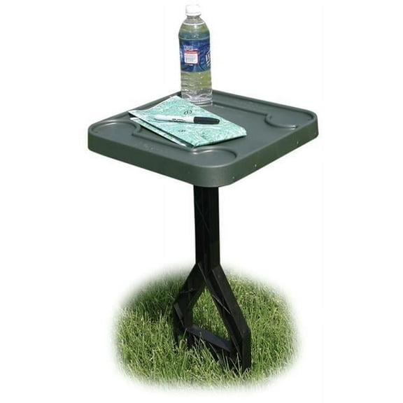 Casegard 13.5 x 13.5 x 24 in. Jammit Personal Outdoor Table - Forest Green