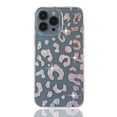 thumbnail image 1 of Caselix Clear Glitter Compatible Apple iPhone 13 Pro Max Case Slim Cute Crystal Leopard Bling Women Girls Hard Back Protective Cover Compatible Apple iPhone 13 Pro Max Case Leopard Holographic, 1 of 5
