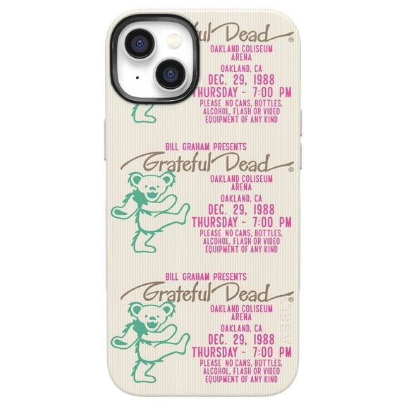 Casely Designed for iPhone 15 | Miracle Ticket | Grateful Dead Vintage Bold Case | Compatible with MagSafe/Case for iPhone 15