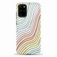 thumbnail image 1 of Casely Galaxy S20 Plus Case | Ride The Wave | Pastel Rainbow Lined | Essential Slim Dual-Layer Protective Design, 1 of 1