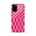 thumbnail image 1 of Casely Galaxy S20 Plus Case | Vibe Check | Pink Checkerboard | Essential Slim Dual-Layer Protective Design, 1 of 1
