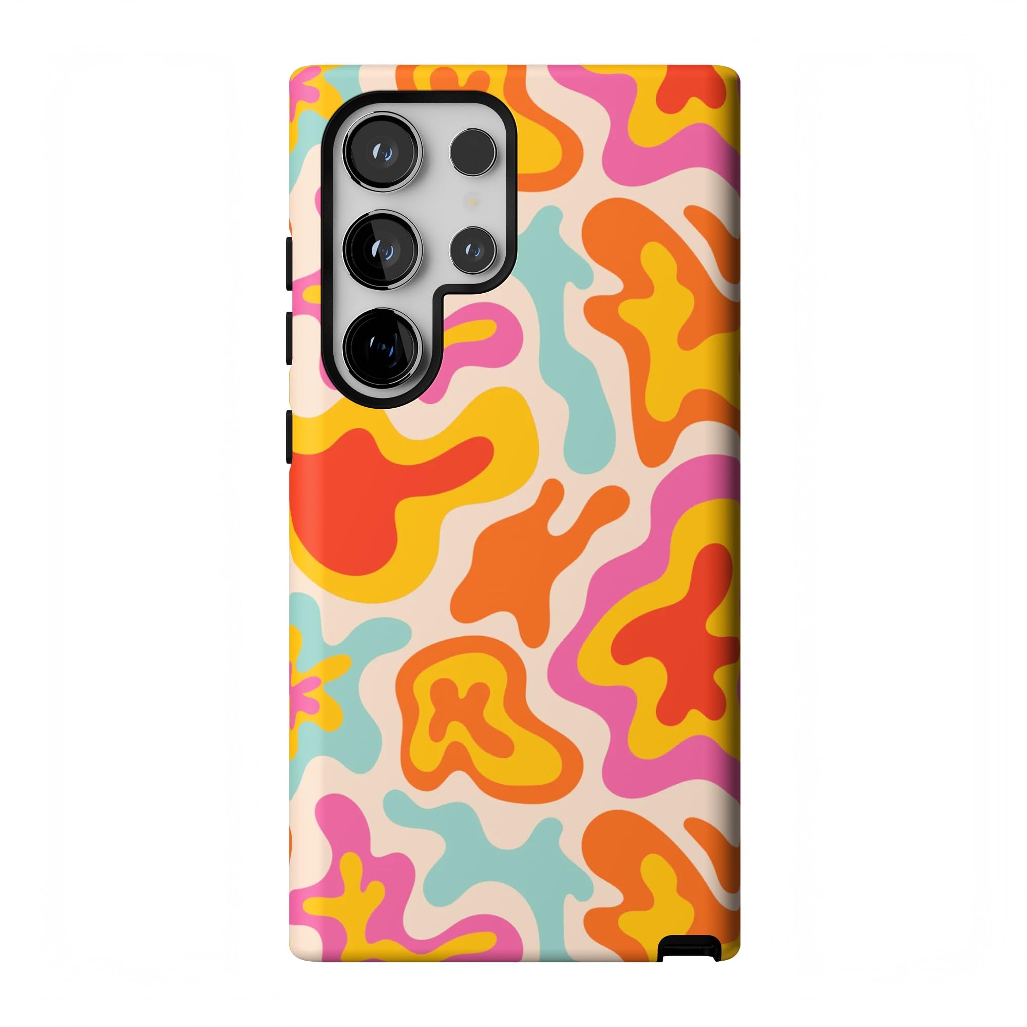 Casely Galaxy S24 Ultra Case | Tropical Color Splash | Abstract Retro ...