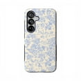 Casely Galaxy S25 Case | Cupid's Canvas | Periwinkle Floral ...