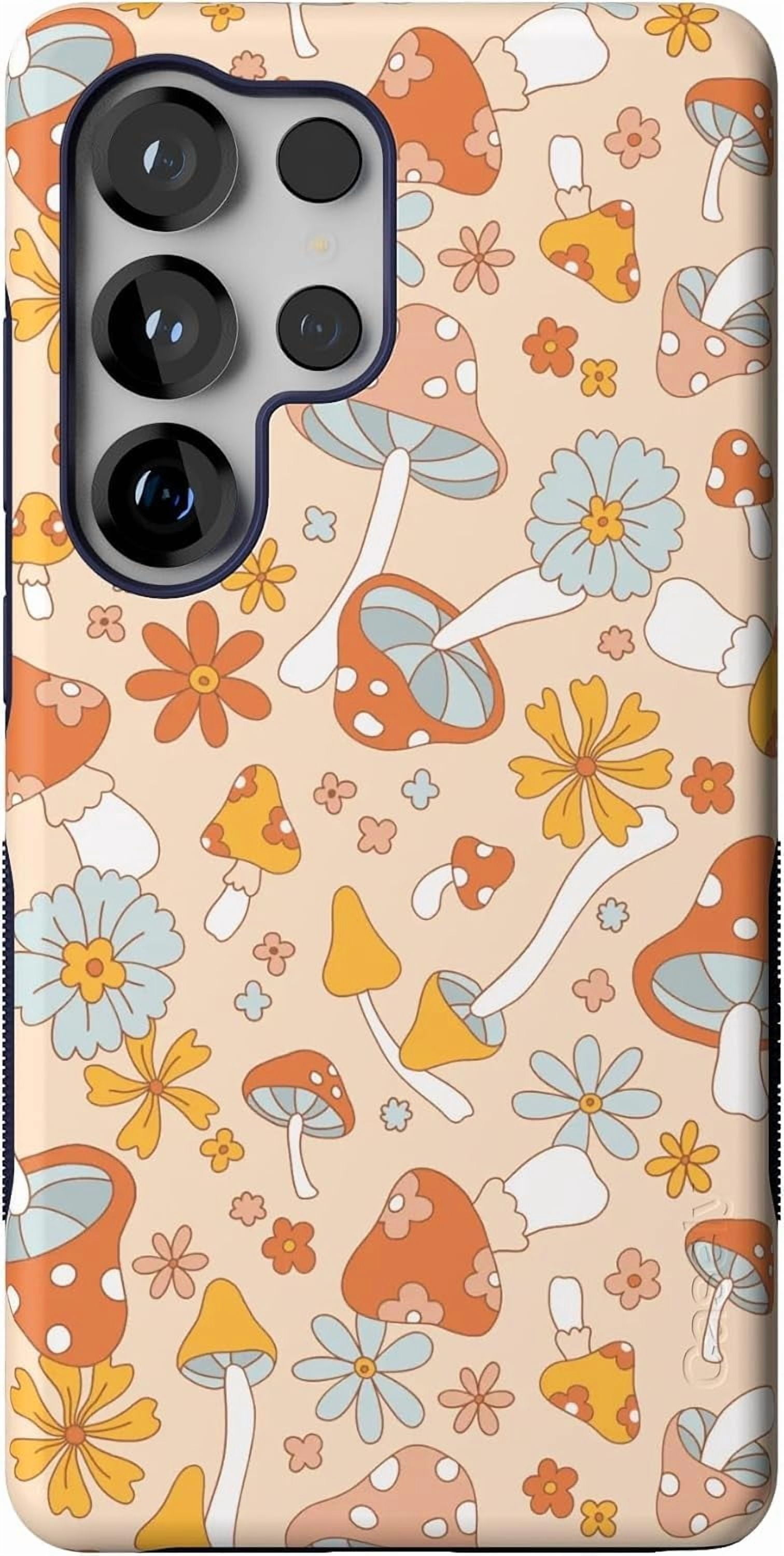 Casely Galaxy S25 Ultra Case | Mushroom Magic | Retro Floral ...