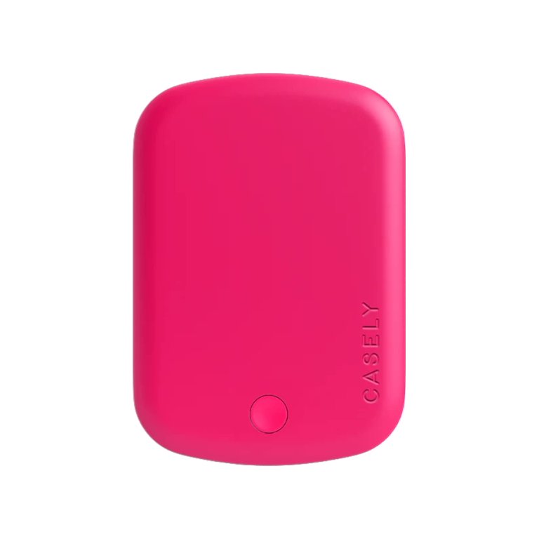 Casely Power Pod | MagSafe Compatible Battery Pack | Think Pink | Solid  Neon Power Pod (5,000 mAh)
