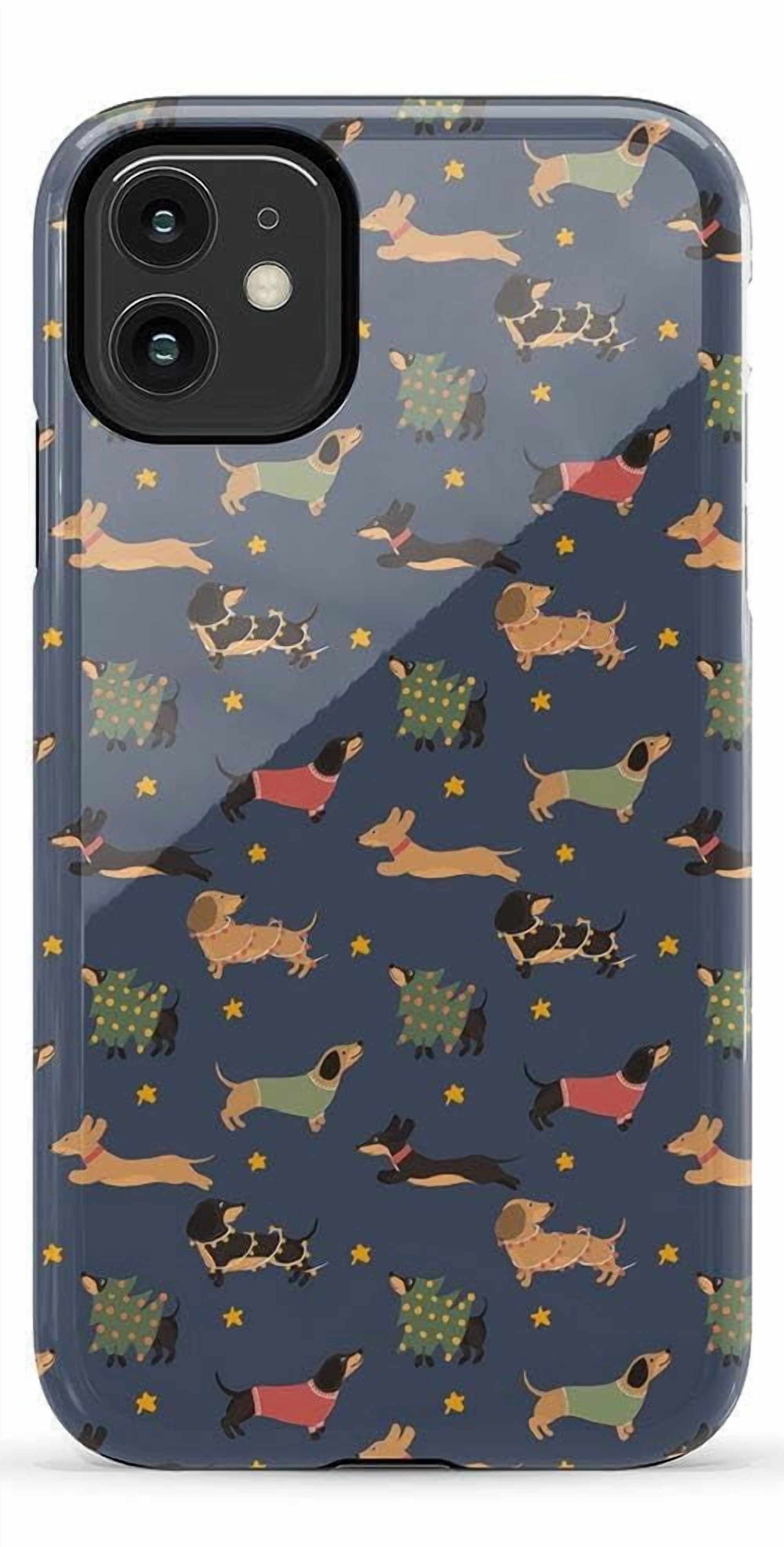 Casely iPhone 11 Case Dashing Doxies Dachshund Dog Essential