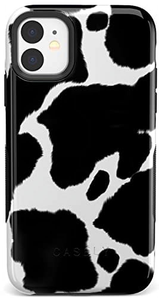 Casely iPhone 11 Phone Case Current Mood Cow Print Case
