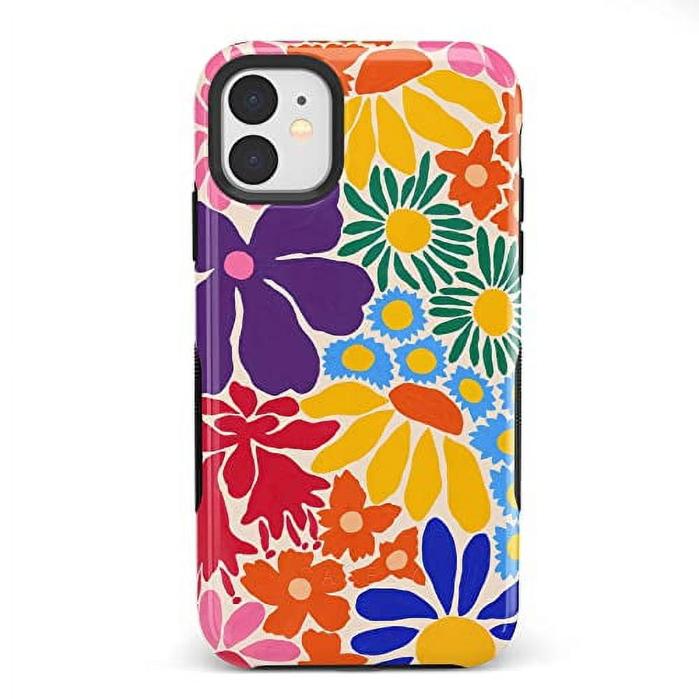 iPhoneケース iPhone 11 pro flower hard case llic Amazon.com: Casely iPhone 11 Pro Case | Field of Flowers