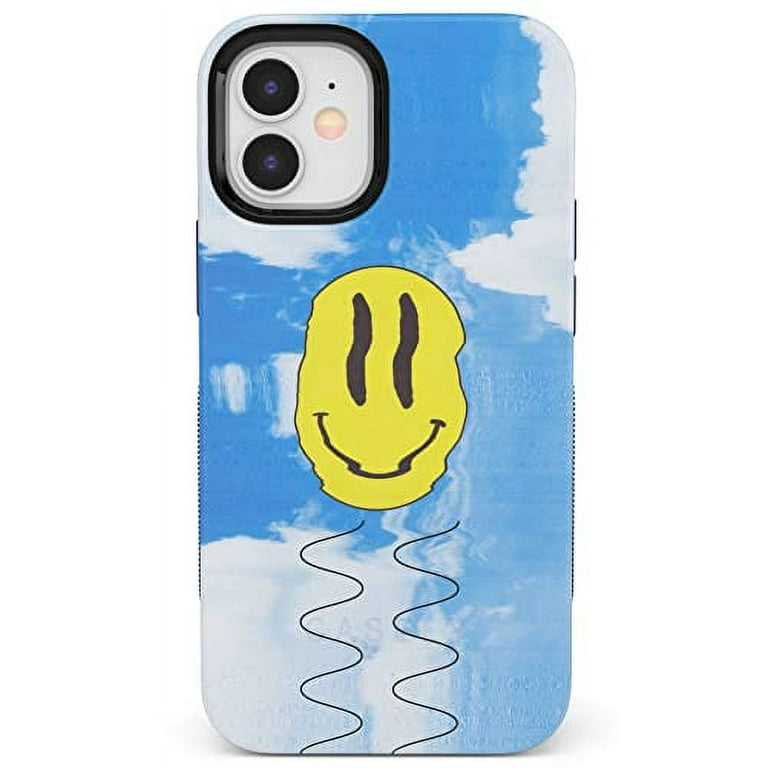 Casely iPhone 11 Phone Case | On Cloud Nine | Glitch Smiley Face Case