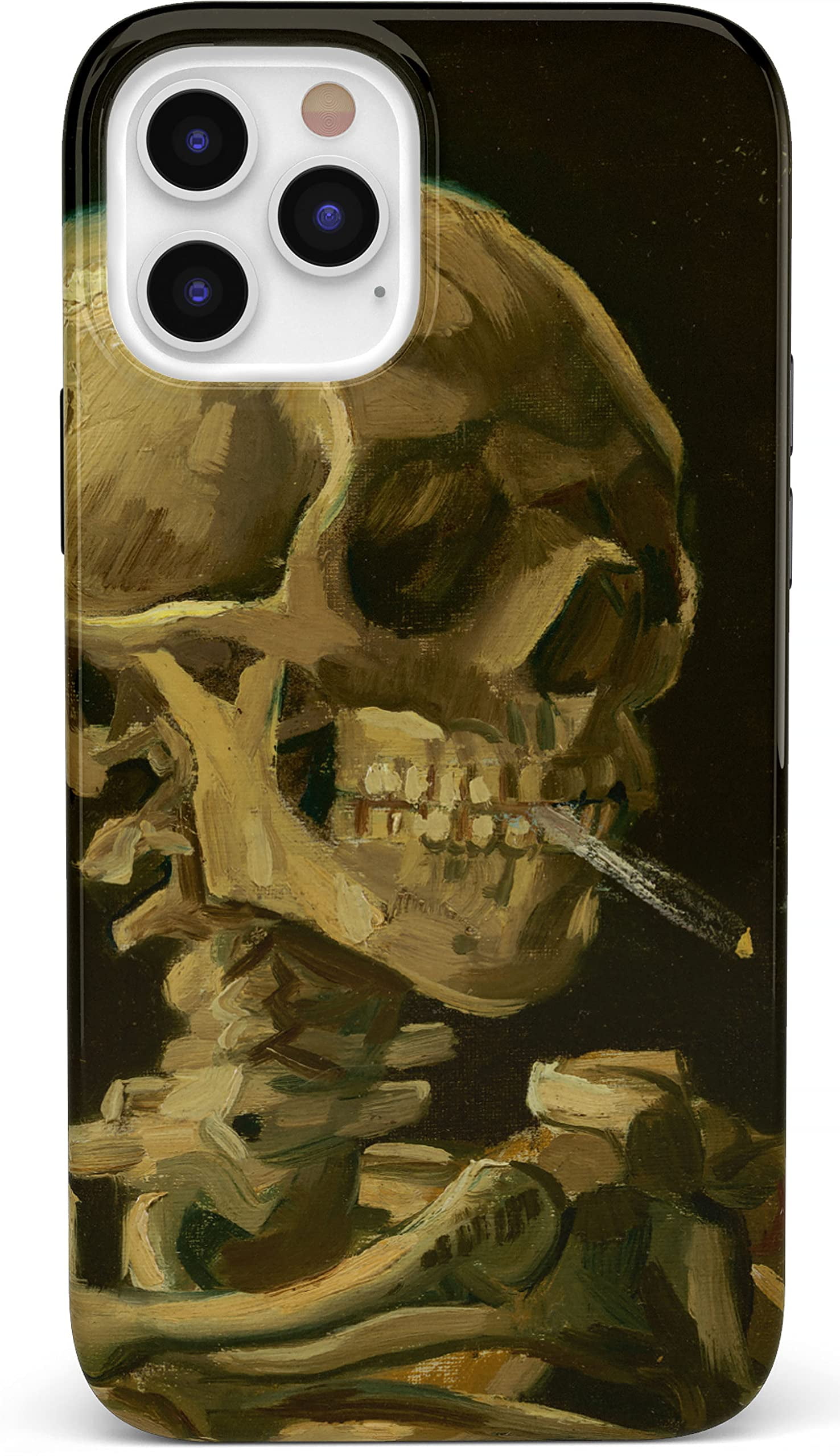 Casely iPhone 11 Pro Max Case Van Gogh Skull of a Skeleton with