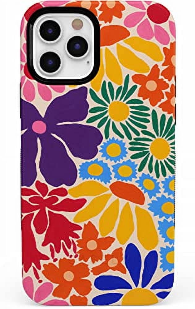 Casely iPhone 12/12 Pro Case | Flower Patch | Multi-Color Floral