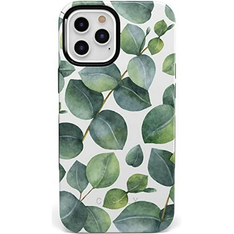 Casely iPhone 12 12 Pro Phone Case Leaf Me Alone Green Floral