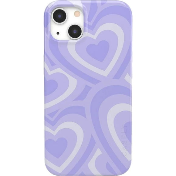 Casely iPhone 13 Case | Compatible with MagSafe | Love Song | Lavender Heart Case