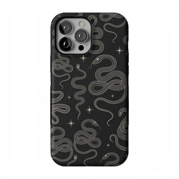 Casely iPhone 13 Pro Max Case | We're Ready for It | Black Serpent | Bold Protective Case Design | Compatible with MagSafe