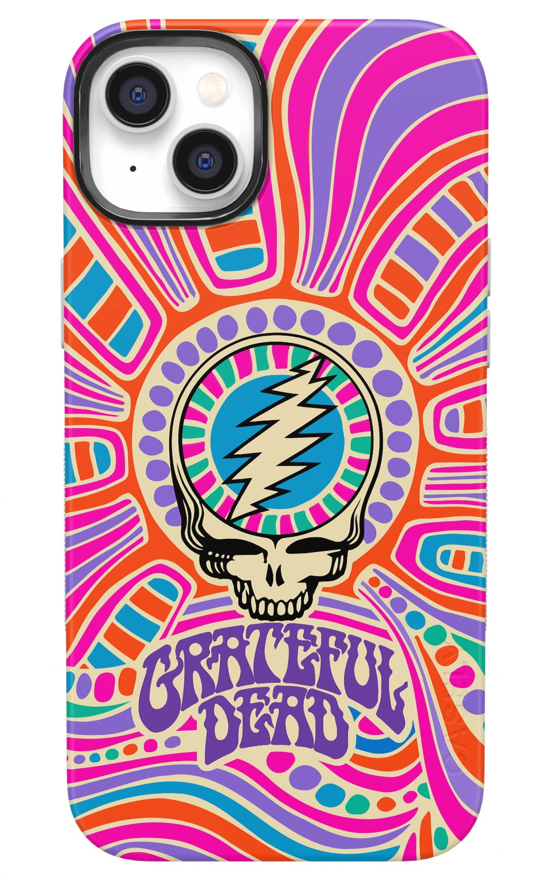 Casely iPhone 14 Case Art of Chaos Grateful Dead Skull