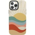 thumbnail image 1 of Casely iPhone 14 Pro Max Case | Here Comes The Sun | Cute Colorblock Sunset | Compatible with MagSafe, 1 of 9
