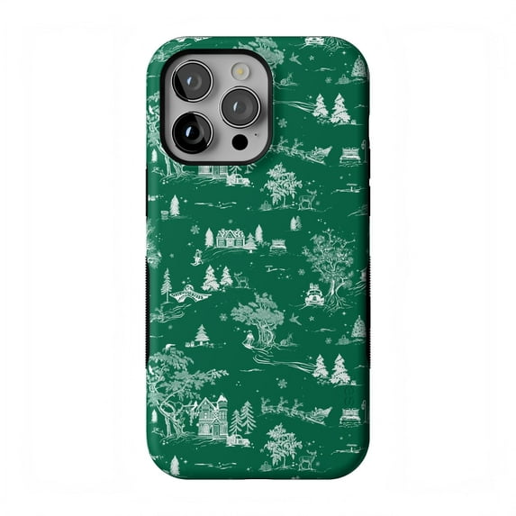 Casely iPhone 14 Pro Max Case | Home for The Holidays | Mountain Town | Compatible with MagSafe | Bold Protective Case Design
