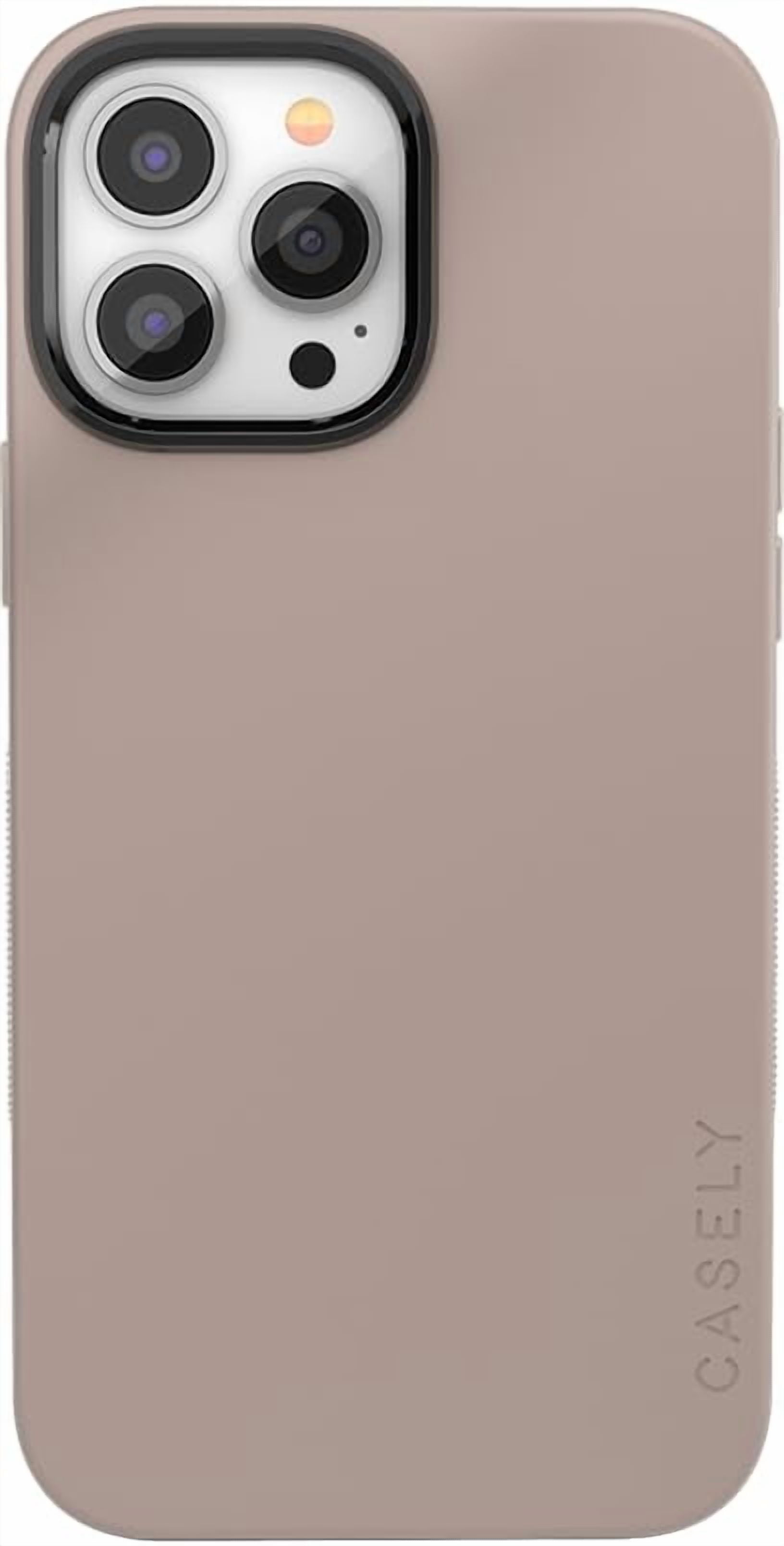CASSETIFY iPhone 14 Pro ソフトケース ベージュ Casely Bold iPhone 14 Pro Max Case | Taupe/Nude | MagSafe