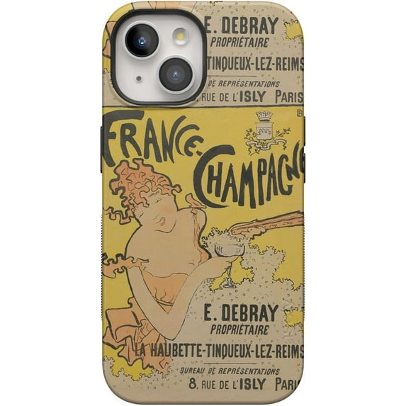 Casely iPhone 15 Case | French Bubbly | Van Gogh Museum Case | Bold Protective Design | Compatible with MagSafe