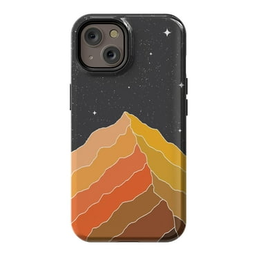 Casely iPhone 15 Case | Night Skies | Mountain Starlight Case Compatible with MagSafe