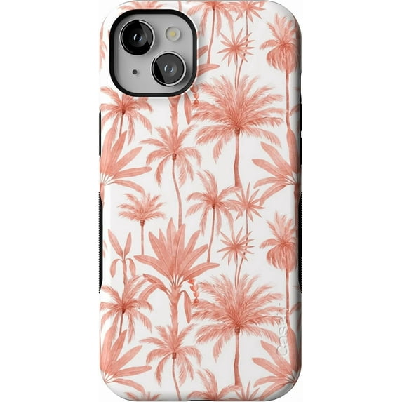 Casely iPhone 15 Case | Perfect Paradise | Tropical Palm Tree Floral | Compatible with MagSafe | Bold Protective Case Design