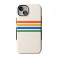thumbnail image 1 of Casely iPhone 15 Case | Totally Groovy | Rainbow Stripes Color Block | Compatible with MagSafe | Bold Protective Design, 1 of 9