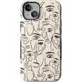 thumbnail image 1 of Casely iPhone 15 Case | We're All Human | Minimal Face Art | Compatible with MagSafe | Bold Protective Case Design, 1 of 9
