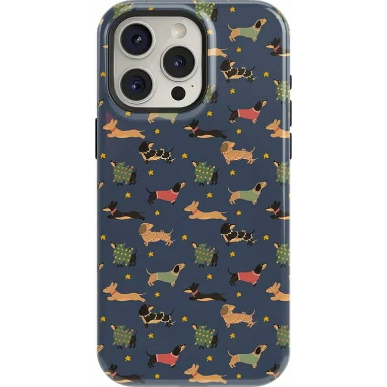 Casely iPhone 15 Pro Case Dashing Doxies Dachshund Dog Case