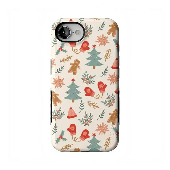Casely iPhone 16e Case | Sugar and Spice | Holiday Cookie | Compatible with MagSafe | Bold Protective Design