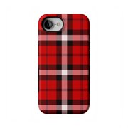 Casely iPhone 16e Case | As if! | Red Plaid | Holiday Shop | Compatible with MagSafe | Bold Protective Design
