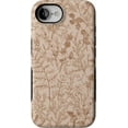 thumbnail image 1 of Casely iPhone 16e Case | Beige Garden | Neutral Floral | Compatible with MagSafe | Bold Protective Design, 1 of 9