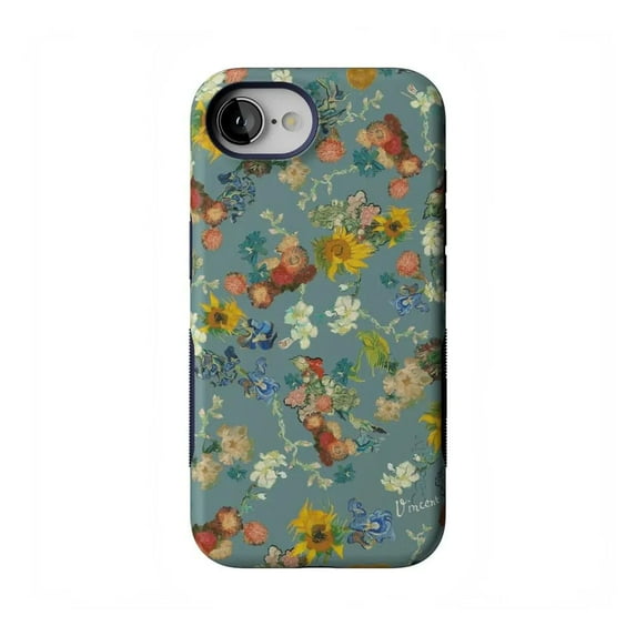 Casely iPhone 16e Case | Vincent’s Flowers | Van Gogh Museum | Compatible with MagSafe | Bold Protective Design