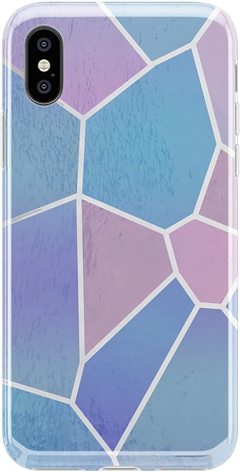 Casely iPhone X/XS Case Holographic Metallic Stained Glass