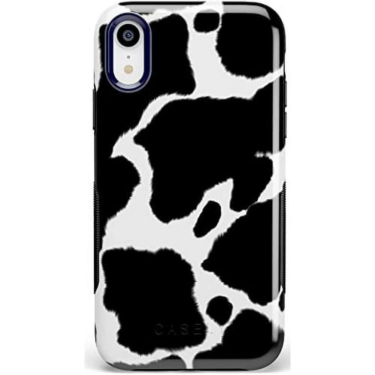 Casely iPhone XR Phone Case Current Mood Cow Print Case