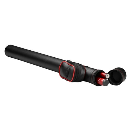 Casemaster Q-Vault Supreme Black with Red Trim Cue Case - Red