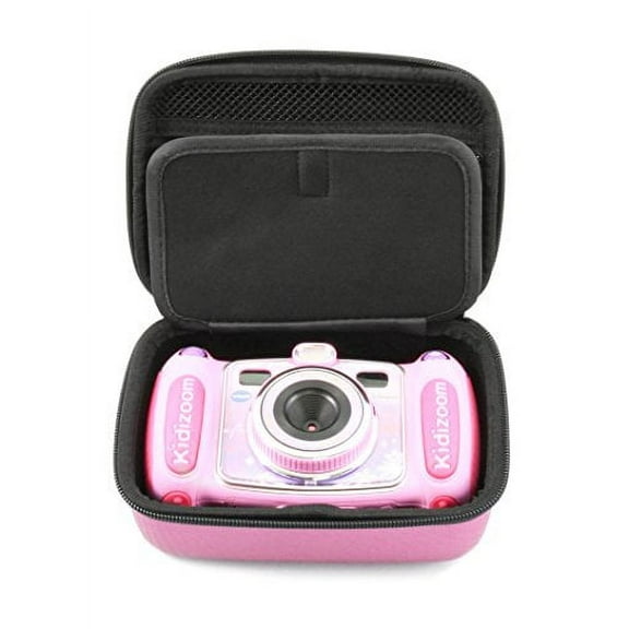 CASEMATIX Pink Kids Camera Case For Vtech Kidizoom Camera Pix Duo Twist , Includes Case Only