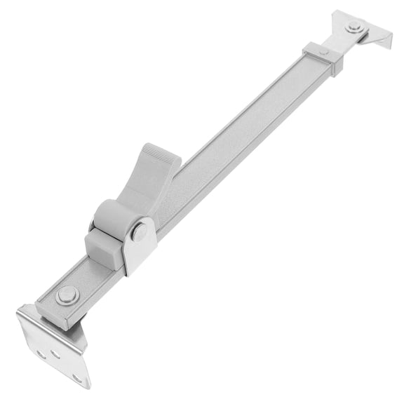 Casement Window Hinge with No-Drill Design for Home Use Silver Steel 2 Pieces