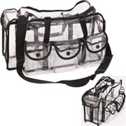 Casemetic PC01BK Black Large Makeup Clear Bag