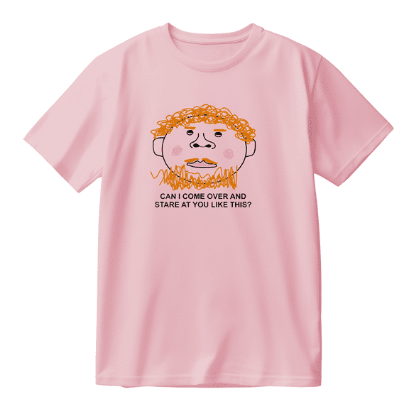 Caseoh Can I Come Over And Stare At You Like This Cotton T-shirt Women Men Short Sleeve Crewneck Casual Fashion Tee