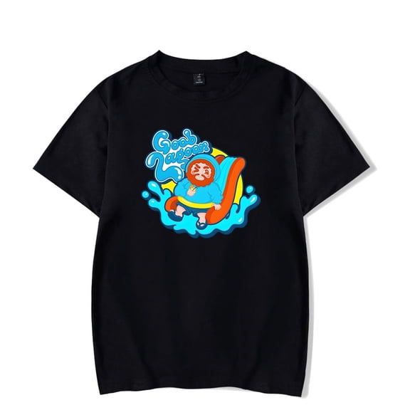 Caseoh Goob Lagoon Graphic T-Shirt Unisex Crew Neck Short Sleeve Casual Streetwear Cotton Tee