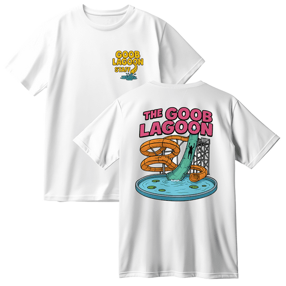 Caseoh Goob Lagoon Staff Cotton T-shirt Women Men Short Sleeve Crewneck Casual Streetwear Tee