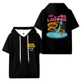 thumbnail image 1 of Caseoh Goob Lagoon Staff Hooded T-shirt Women Men Short Sleeve Tee Casual Fashion Tops, 1 of 2