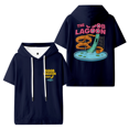thumbnail image 1 of Caseoh Goob Lagoon Staff Hooded T-shirt Women Men Short Sleeve Tee Casual Fashion Tops, 1 of 3