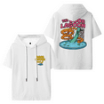 thumbnail image 1 of Caseoh Goob Lagoon Staff Hooded T-shirt Women Men Short Sleeve Tee Casual Fashion Tops, 1 of 3
