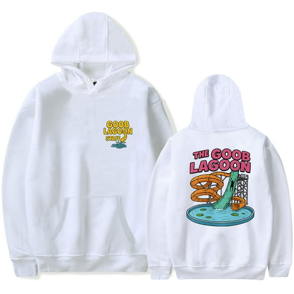 Caseoh Goob Lagoon Staff Hoodie Unisex Long Sleeve Pullover Casual Hooded Sweatshirt