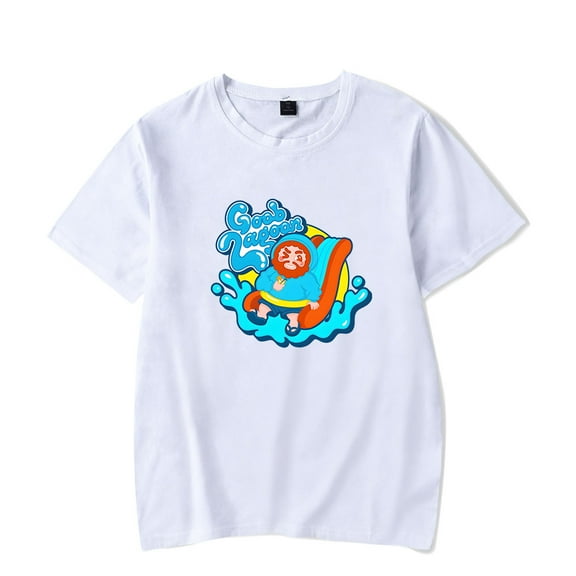 Caseoh Goob Lagoon T-shirt Unisex Round Neck Short Sleeve Casual Streetwear Tee