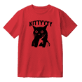 thumbnail image 1 of Caseoh Kitty Funny Cat Cotton T-shirt Women Men Short Sleeve Crewneck Fashion Tee, 1 of 3