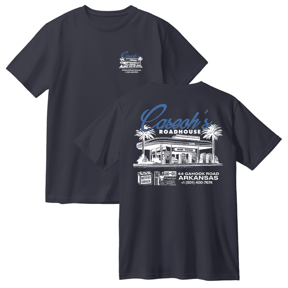 Caseoh Roadhouse Cotton T-shirt Women Men Short Sleeve Crewneck Fashion Tee