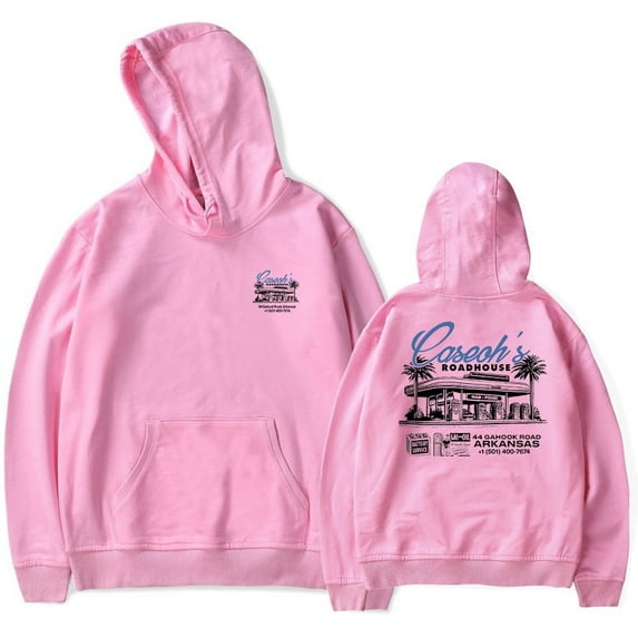 Caseoh Roadhouse Hoodie Women Men Casual Sweatshirt Long Sleeve Pullover Clothes